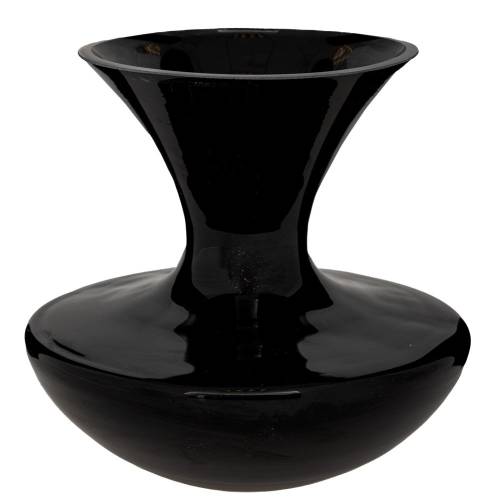 ΜΑΥΡΟ ΓΥΑΛΙΝΟ ΒΑΖΟ Φ20Χ20ΕΚ