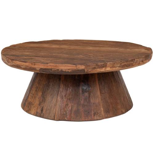 ΚΑΦΕ ΞΥΛΙΝΟ ΤΡΑΠΕΖΑΚΙ ΣΑΛΟΝΙΟΥ ΡΟΤΟΝΤΑ 80Χ80Χ32ΕΚ