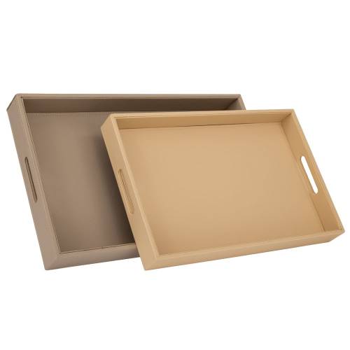 ΣΕΤ 2 ΜΠΕΖ ΔΕΡΜΑΤΙΝΟΙ ΔΙΣΚΟΙ 52Χ32Χ6  45Χ30Χ5ΕΚ