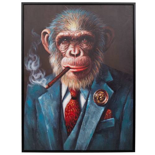 ΠΙΝΑΚΑΣ ΧΕΙΡΟΠΟΙΗΤΟΣ GORILLA ΣΕ ΜΑΥΡΗ ΚΟΡΝΙΖΑ 94Χ123ΕΚ (90Χ120)