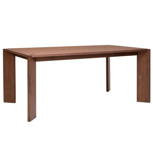 ΞΥΛΙΝΟ ΤΡΑΠΕΖΙ 180Χ100Χ75 ΣΕ ΦΥΣΙΚΟ ΧΡΩΜΑ ΜΕ ΕΠΙΦΑΝΕΙΑ ΑΠΌ MDF ΚΑΙ ΞΥΛΟ ΚΑΡΥΔΙΑΣ AND ΠΟΔΙΑ ΜΑΣΙΦ 1