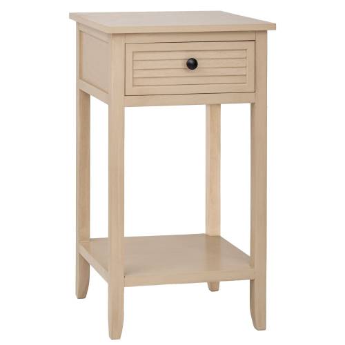 ΞΥΛΙΝΟ ΚΟΜΟΔΙΝΟ ΜΕ 1 ΣΥΡΤΑΡΙ ΣΕ ΜΠΕΖ ΧΡΩΜΑ 40Χ33Χ70ΕΚ