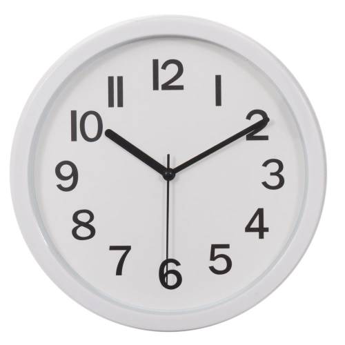 ΛΕΥΚΟ ΣΤΡΟΓΓΥΛΟ ΠΛΑΣΤΙΚΟ ΡΟΛΟΙ ΤΟΙΧΟΥ Φ22ΕΚ