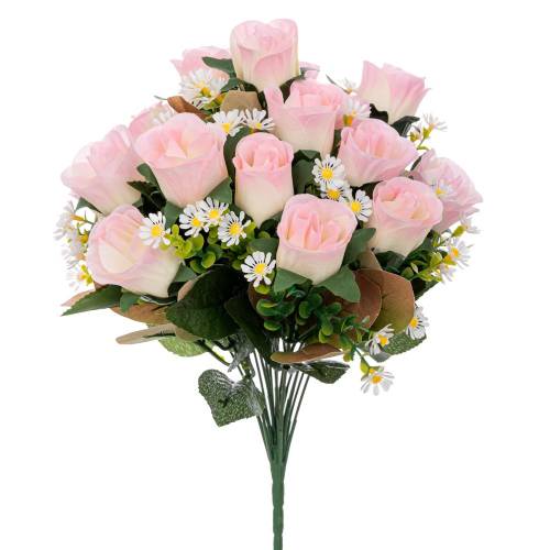 ΜΠΟΥΚΕΤΟ Χ18 ΜΕ ΡΟΖ ΤΡΙΑΝΤΑΦΥΛΛΑ 40ΕΚ