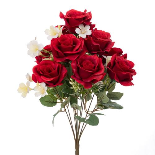 ΜΠΟΥΚΕΤΟ Χ10 ΜΕ ΚΟΚΚΙΝΑ ΤΡΙΑΝΤΑΦΥΛΛΑ 52ΕΚ