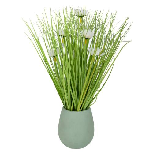 ΚΑΣΠΩ ΠΡΑΣΙΝΟ ΚΕΡΑΜΙΚΟ ΜΕ ΛΕΥΚΕΣ ΜΑΡΓΑΡΙΤΕΣ 10Χ9Χ31ΕΚ