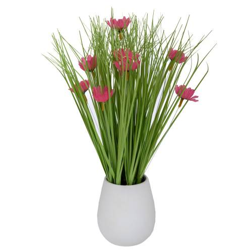 ΚΑΣΠΩ ΛΕΥΚΟ ΚΕΡΑΜΙΚΟ ΜΕ ΡΟΖ ΜΑΡΓΑΡΙΤΕΣ 10Χ9Χ31ΕΚ