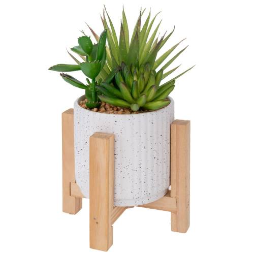 ΚΕΡΑΜΙΚΟ ΚΑΣΠΩ ΚΑΚΤΟΣ ΣΕ ΞΥΛΙΝΗ ΒΑΣΗ 10Χ9Χ20ΕΚ