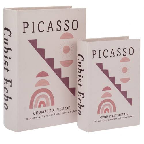 ΣΕΤ 2 ΣΟΜΟΝ ΞΥΛΙΝΟ ΚΟΥΤΙ ΣΕ ΣΧΗΜΑ ΒΙΒΛΙΟΥ 19Χ7Χ27ΕΚ 14Χ6Χ20ΕΚ