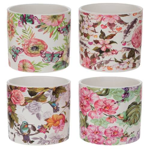 ΚΕΡΑΜΙΚΟ ΚΑΣΠΩ ΜΕ ΛΟΥΛΟΥΔΙΑ Φ13Χ12ΕΚ 4 ΧΡΩΜΑΤΑ