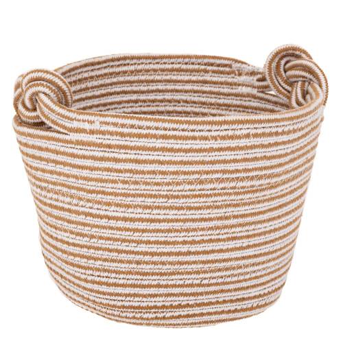 ΚΡΕΜ ΔΙΧΡΩΜΟ ΥΦΑΣΜΑΤΙΝΟ ΚΑΛΑΘΙ Φ18Χ18ΕΚ