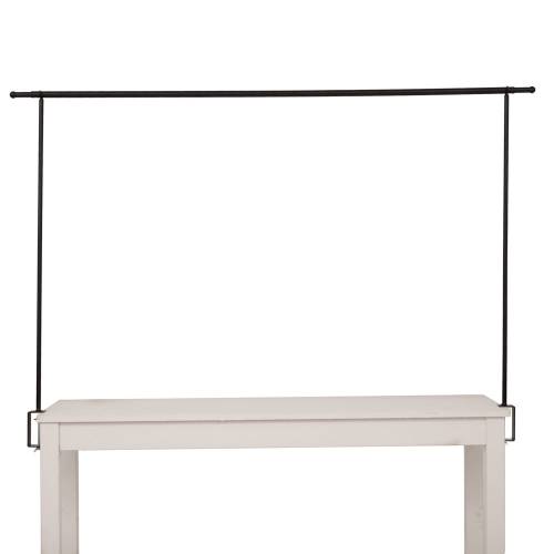 ΜΕΤΑΛΛΙΚΟ ΕΠΕΚΤΕΙΝΟΜΕΝΟ STAND ΤΡΑΠΕΖΙΟΥ ΜΑΥΡΟ 140 250EK X 90 97ΕΚ