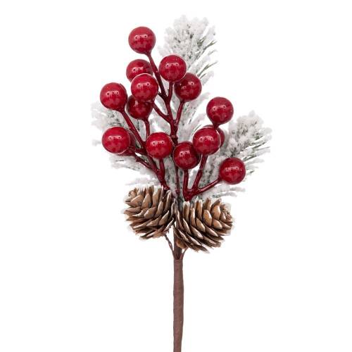 ΧΙΟΝΙΣΜΕΝΟ ΚΛΑΔΙ ΜΕ BERRIES ΚΑΙ ΚΟΥΚΟΥΝΑΡΙΑ 24ΕΚ