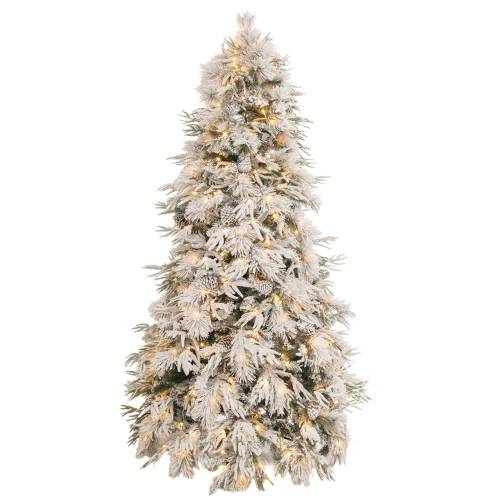 ΔΕΝΤΡΟ PRE-LIT SNOWY WONDERLAND 240ΕΚ ΜΕ 450 LED ΛΕΥΚΑ ΖΕΣΤΑ ΛΑΜΠΑΚΙΑ 8 ΠΡΟΓ