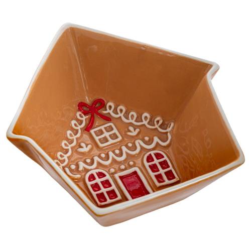 ΚΑΦΕ ΚΕΡΑΜΙΚΟ ΜΠΩΛ ΣΕ ΣΧΗΜΑ ΣΠΙΤΙ GINGERBREAD 14X14X5EK