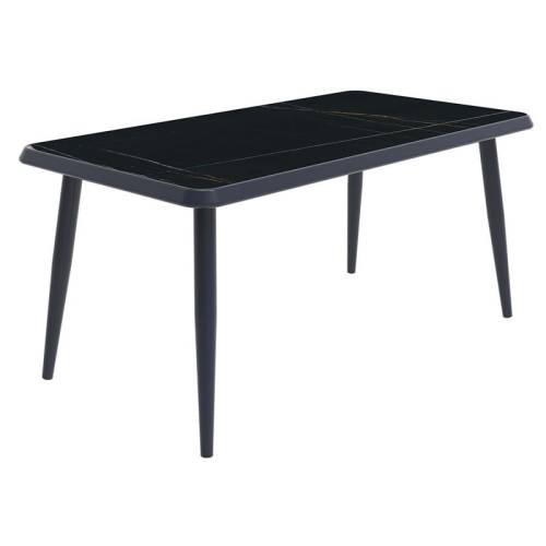 JARDIN Τραπέζι Dining Κήπου-Βεράντας ALU Ανθρακί, Επιφάνεια Μαύρο HPL Ε-00024895 Ε6743,1