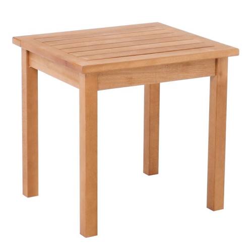 LUGANO Τραπεζάκι Βοηθητικό Ξαπλώστρας Οξιά, Βαφή Εμποτισμού Φυσικό Ε-00025480 Ε222,3W