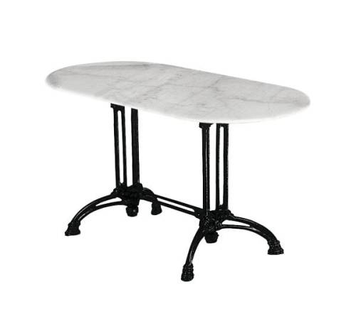 EKO Τραπέζι Αίθριο Oval Μαντέμι, Μάρμαρο Ε-00001090 Ε894,1