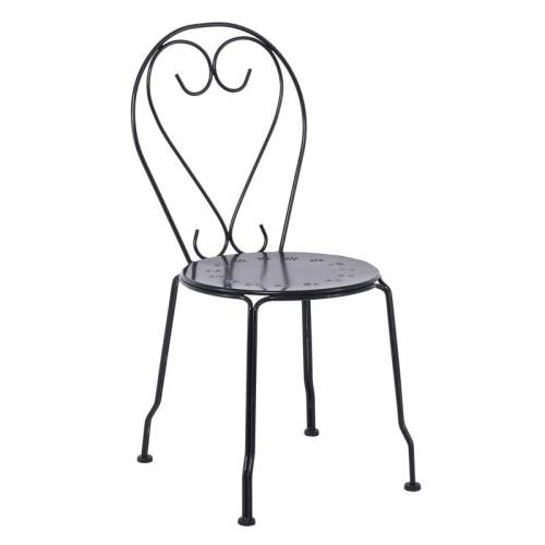 BISTRO Καρέκλα Μέταλλο Βαφή Μαύρο Ε-00014544 Ε5182
