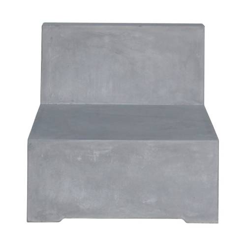 CONCRETE Καρέκλα Σαλονιού Κήπου - Βεράντας, Cement Grey Ε-00022359 Ε6200,1