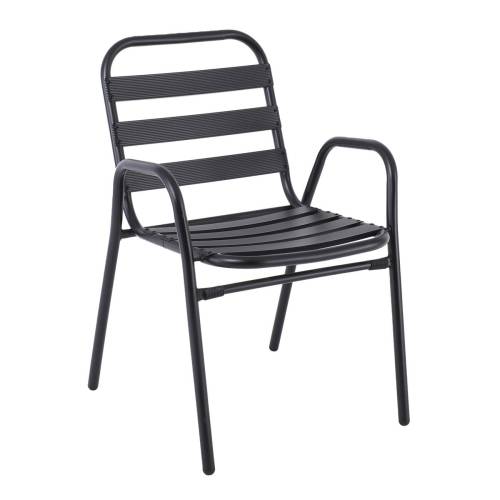 FANTIC Πολυθρόνα Μέταλλο - Αλουμίνιο Βαφή Ανθρακί Ε-00024716 Ε2420,1