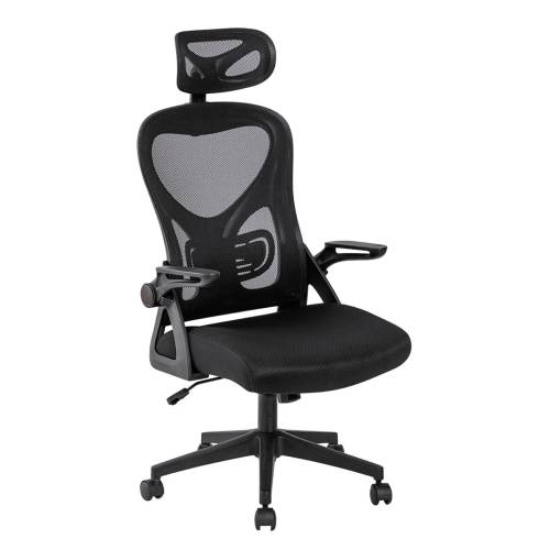 BF3050 Πολυθρόνα Γραφείου- Διευθυντή, Mesh Μαύρο, Μπράτσα up-down Ε-00025410 ΕΟ5301