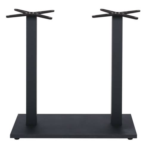 PRATO-W Βάση Τραπεζιού BAR 70x40cm H.93cm Μέταλλο Βαφή Μαύρο / 17,50Kg Ε-00025644 Ε0682,W1