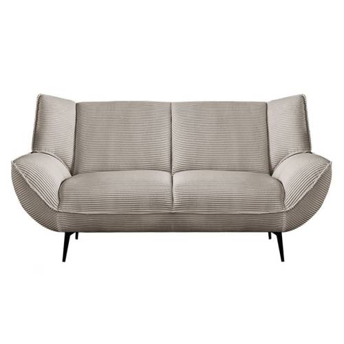 EMERALD Καναπές 2-θέσιος Σαλονιού - Καθιστικού, Ύφασμα Κοτλέ Μπεζ Ε-00025958 Ε9418,12