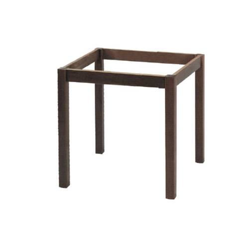 ΚΑΦΕΝΕΙΟΥ Βάση Τραπεζιού Οξιά Λυόμενη για Επιφάνεια 80x80cm, Βαφή Εμποτισμού Καρυδί Ρ-00002964 Ρ407,Ε2