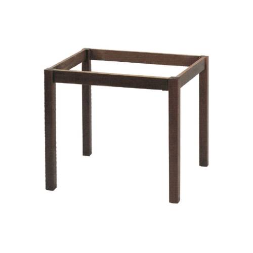 ΚΑΦΕΝΕΙΟΥ Βάση Τραπεζιού Οξιά Λυόμενο για Επιφάνεια 60x60cm, Βαφή Εμποτισμού Καρυδί Ρ-00003517 Ρ415,Ε2