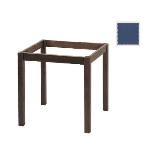 ΚΑΦΕΝΕΙΟΥ Βάση Τραπεζιού Οξιά Λυόμενη για Επιφάνεια 80x80cm, Βαφή Εμποτισμού Ανιλίνη Μπλε Ρ-00003891 Ρ407,Ε3