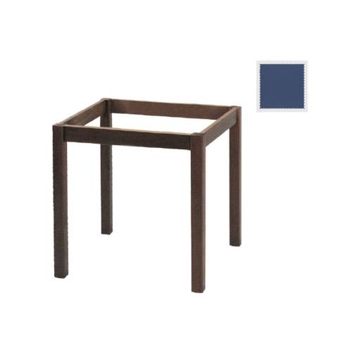 ΚΑΦΕΝΕΙΟΥ Βάση Τραπεζιού Οξιά Λυόμενη για Επιφάνεια 60x60cm, Βαφή Εμποτισμού Ανιλίνη Μπλε Ρ-00007905 Ρ415,Ε3