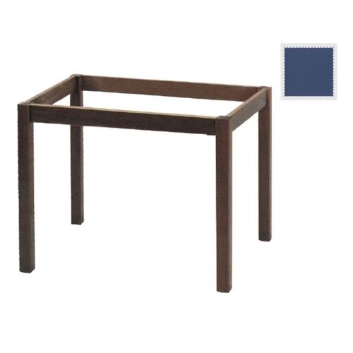 ΚΑΦΕΝΕΙΟΥ Βάση Τραπεζιού Οξιά Λυόμενη για Επιφάνεια 80x120cm Βαφή Ανιλίνη Εμποτισμού  Μπλε Ρ-00017625 Ρ411,Ε3