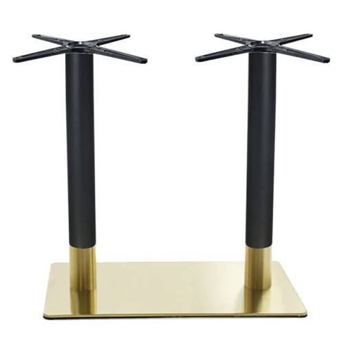 RIVA Βάση Τραπεζιού Μακρόστενη Gold Inox #201 - Black / 21,20 Kg Ε-00024684 ΕΜ671