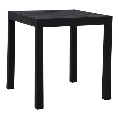 DALTON Τραπέζι Κήπου-Βεράντας Μέταλλο Βαφή Μαύρο, PP-UV Μαύρο Ε-00026241 Ε3155,1
