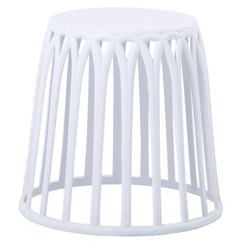 SABA Σκαμπό, Στοιβαζόμενο, PP-UV Άσπρο Ε-00021589 Ε383,1