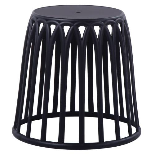 SABA Σκαμπό, Στοιβαζόμενο, PP-UV Μαύρο Ε-00021590 Ε383,2