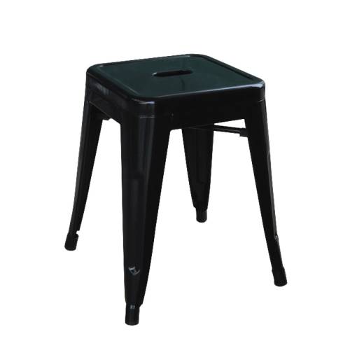 RELIX Σκαμπό Στοιβαζόμενο, Μέταλλο Βαφή Μαύρο Ε-00023481 Ε5195,1W