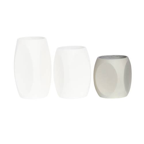 VASE-4 Βάζο Cement, Απόχρωση Beige Φ33x40cm Ε-00025132 Ε6404,Α