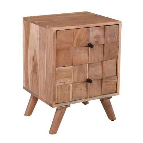 TEKA-W Κομοδίνο Ξύλο Ακακία Φυσικό Ε-00025427 ΕΑ7044,W