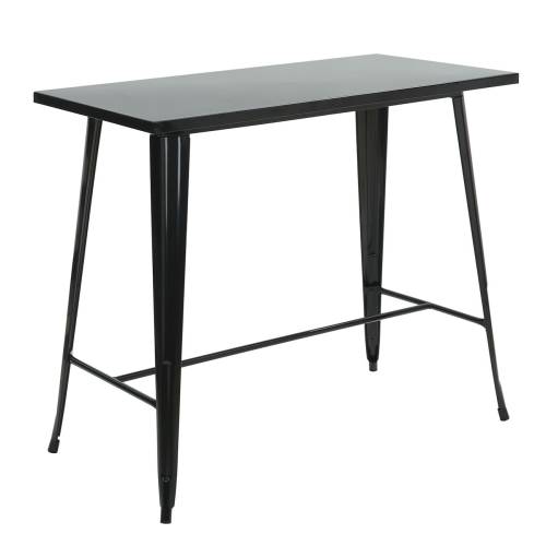 RELIX Τραπέζι Bar-Pro, Μέταλλο Βαφή Μαύρο Ε-00025521 Ε5212,1