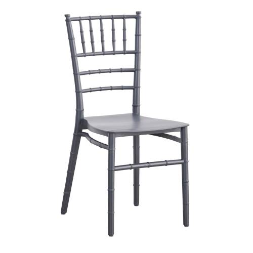 ILONA Καρέκλα-Pro Εστίασης - Catering Στοιβαζόμενη PP Ανθρακί Ε-00025587 Ε385,2