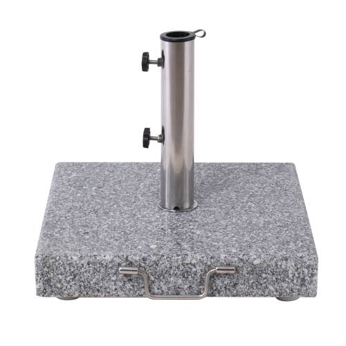 ΒΑΣΗ ομπρέλας τετράγωνη Γρανίτης/Inox #304 (40Kg) Ε-00025731 Ε932