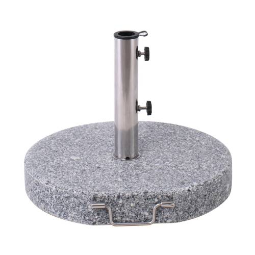 ΒΑΣΗ ομπρέλας στρογγυλή Γρανίτης/Inox #304 (40Kg) Ε-00025732 Ε933