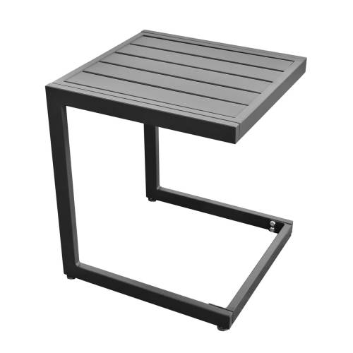 CORTE Βοηθητικό Τραπεζάκι, Μέταλλο Βαφή Μαύρο Ε-00025921 Ε6727,1