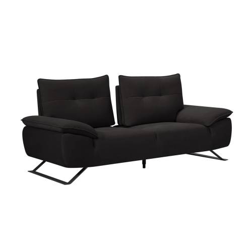 SELENA Καναπές 2-θέσιος Σαλονιού - Καθιστικού, Ύφασμα Ανθρακί, Μεταφερόμενη πλάτη Ε-00026274 Ε9501,22