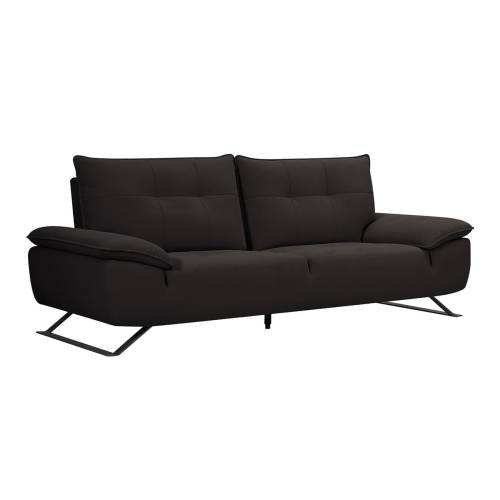 SELENA Καναπές 3-θέσιος Σαλονιού - Καθιστικού, Ύφασμα Ανθρακί, Μεταφερόμενη πλάτη Ε-00026277 Ε9501,23