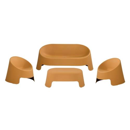 COLT Set Κήπου Καθιστικό: Τραπεζάκι + Καναπέ 2θέσιο + 2 Καρέκλες, PP-UV Κροκί Ε-00026336 Ε3210,S2