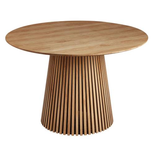 RIM-II Τραπέζι Ροτόντα Τραπεζαρίας, ΜDF Απόχρωση Φυσικό Ε-00026354 Ε7667,1