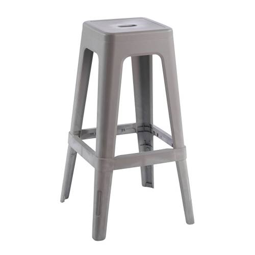 RELIX PP Σκαμπό BAR Στοιβαζόμενο, PP Απόχρωση Sand Beige Ε-00026541 Ε51900,5